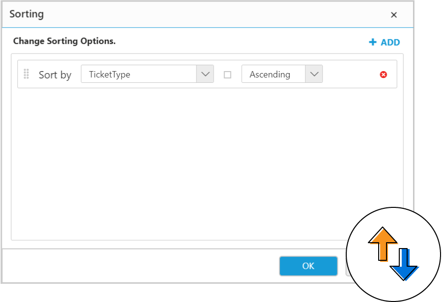 Html5 Javascript Report Designer Sorting (900x616), Png Download