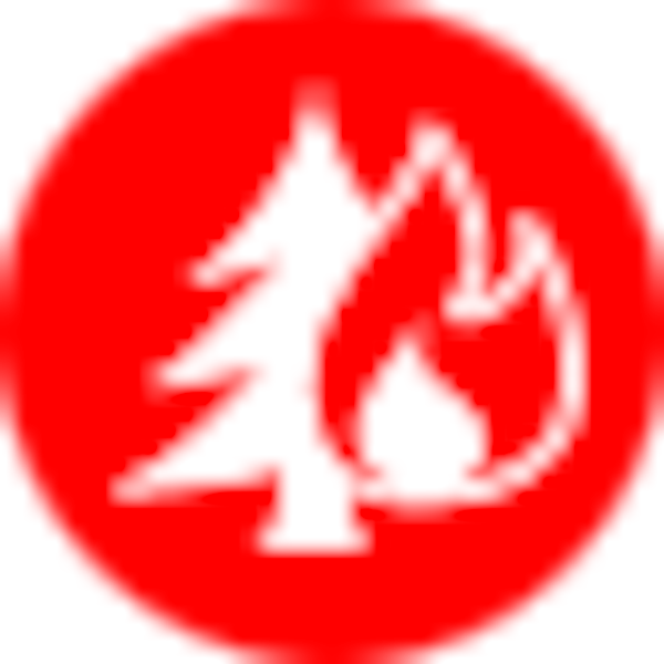 Forest Fire Danger Ratings (600x600), Png Download