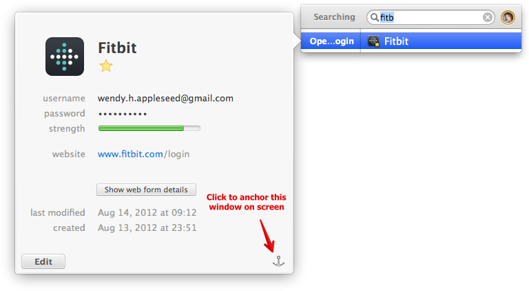 However It's Also Possible To Edit Directly In 1password (786x453), Png Download