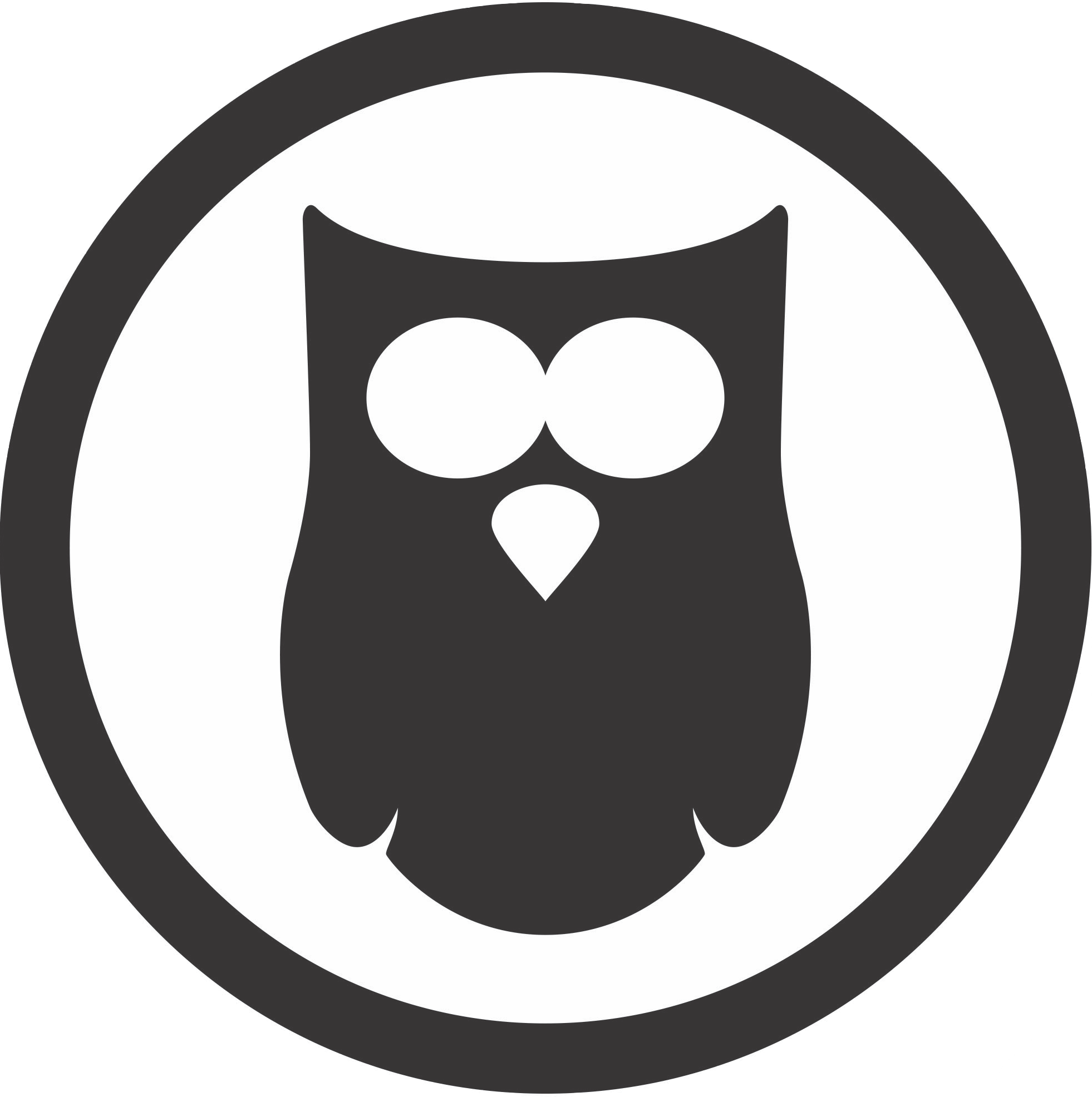 Owl Icon Png (1962x1972), Png Download