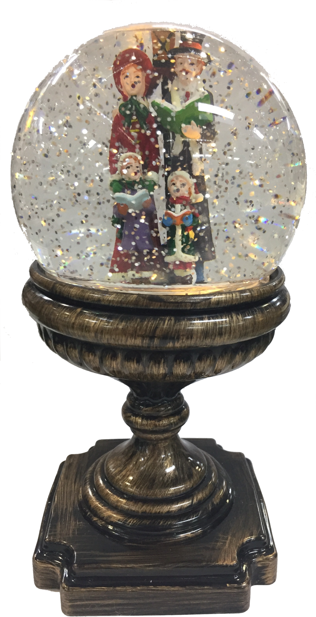 Pedestal Snow Globe (1032x2047), Png Download
