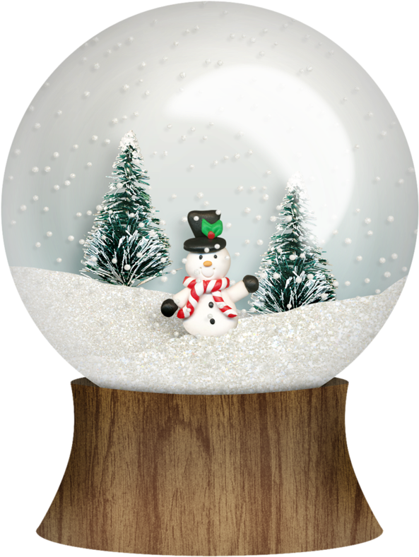 Snowglobe (604x800), Png Download