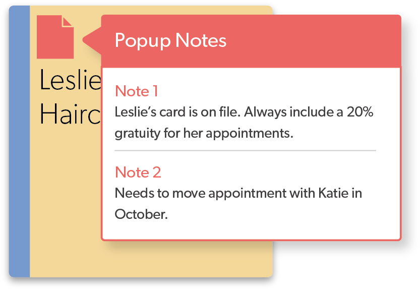 When A Note Has Been Applied, An Icon Will Show On (845x581), Png Download
