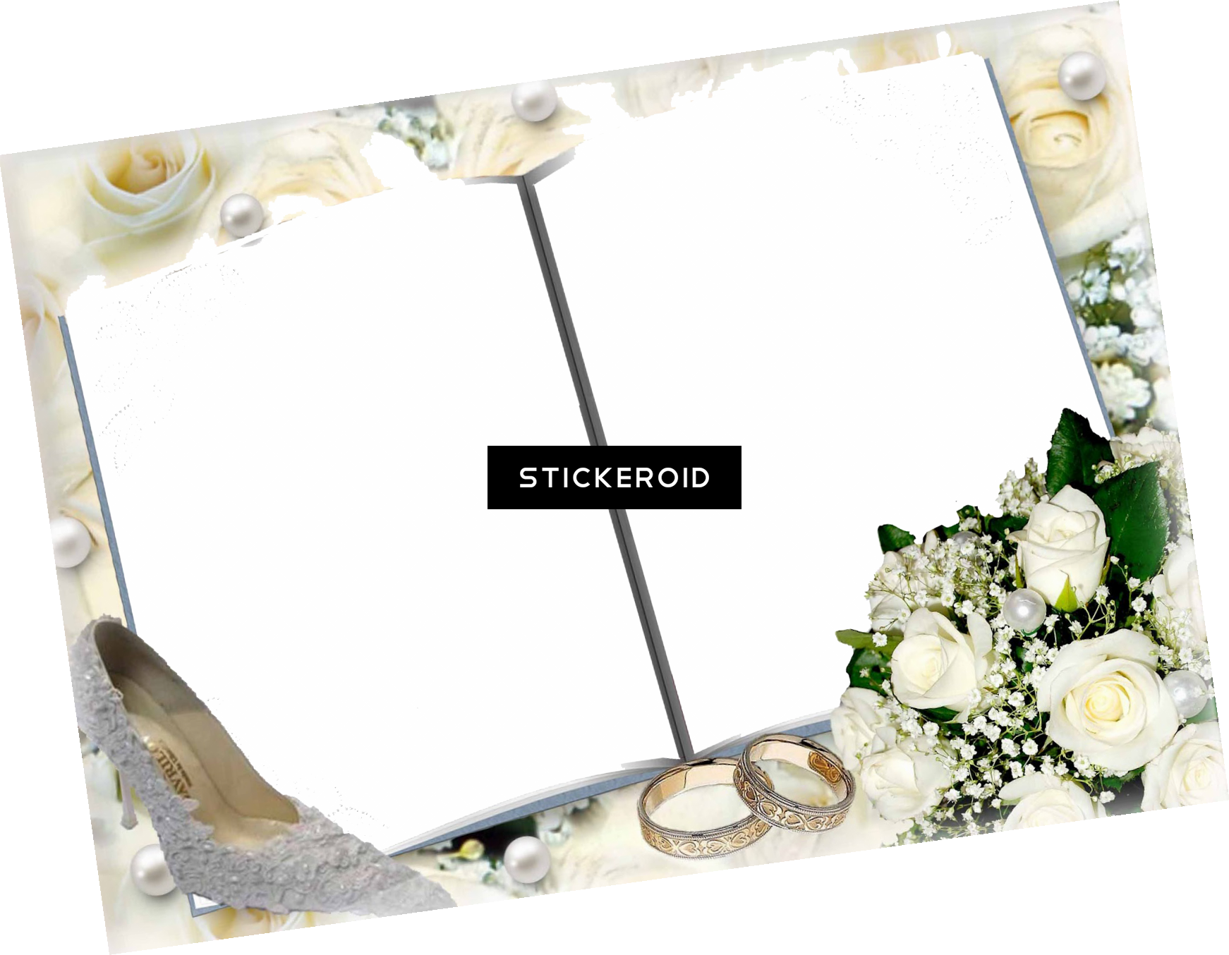 Wedding Frame (1742x1354), Png Download
