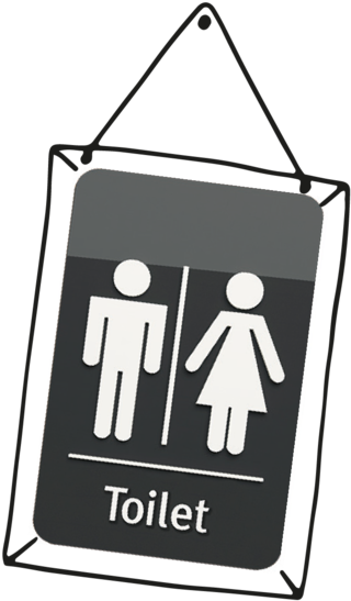 School Toilet Emptying A (567x600), Png Download