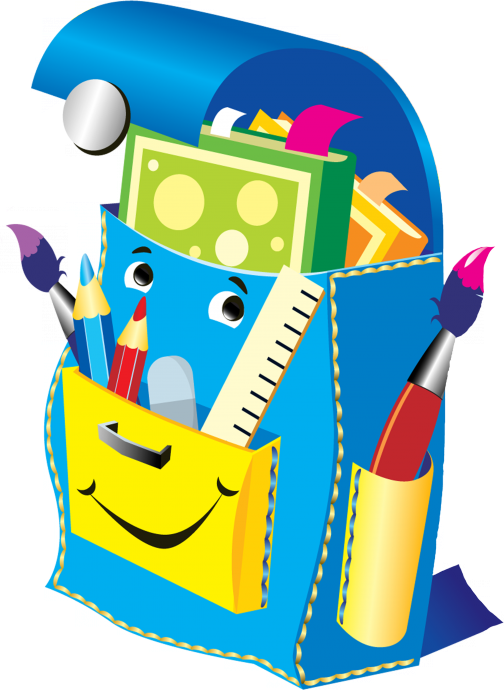 School Supplies Clip Art Clipart Clip Art For Back (504x690), Png Download