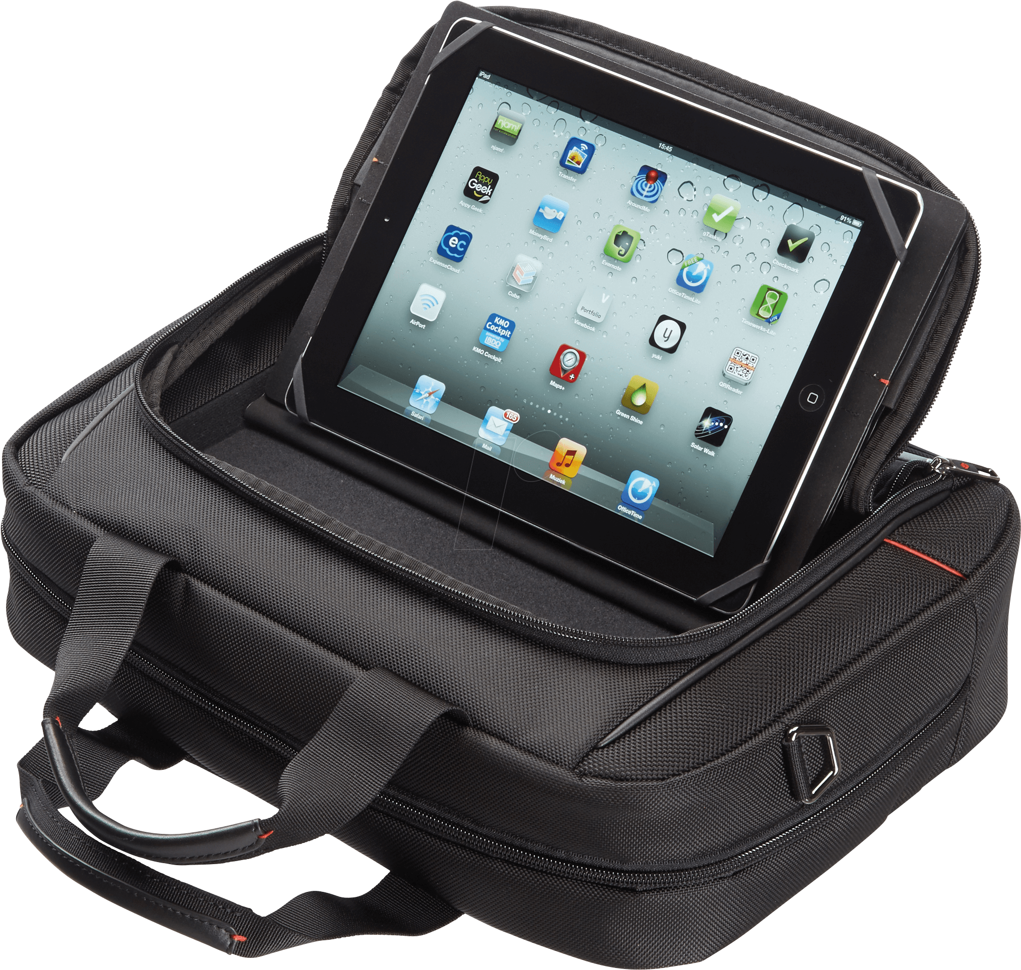 Briefcase Mit Tablet Workstation (2074x2068), Png Download