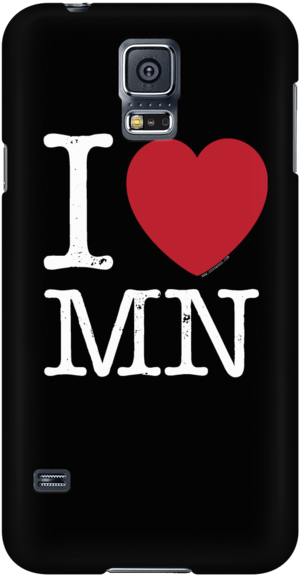 I Love Minnesota Phone Case (600x600), Png Download