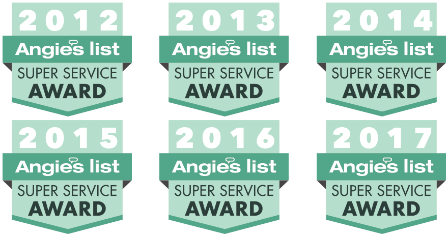 Angie's List Ssa Award 6yrs In A Row (1260x637), Png Download