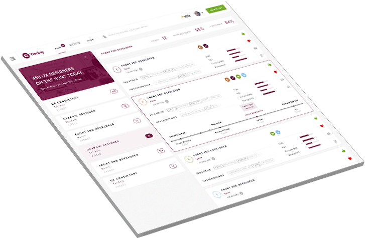 Workey's Ai-powered Recruitment Platform Lets You Job (727x475), Png Download