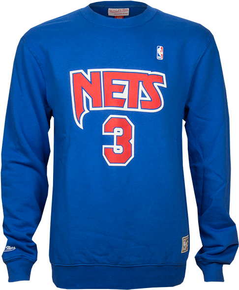 Dražen Petrović 3 New Jersey Nets Mitchell & Ness Pullover (620x620), Png Download