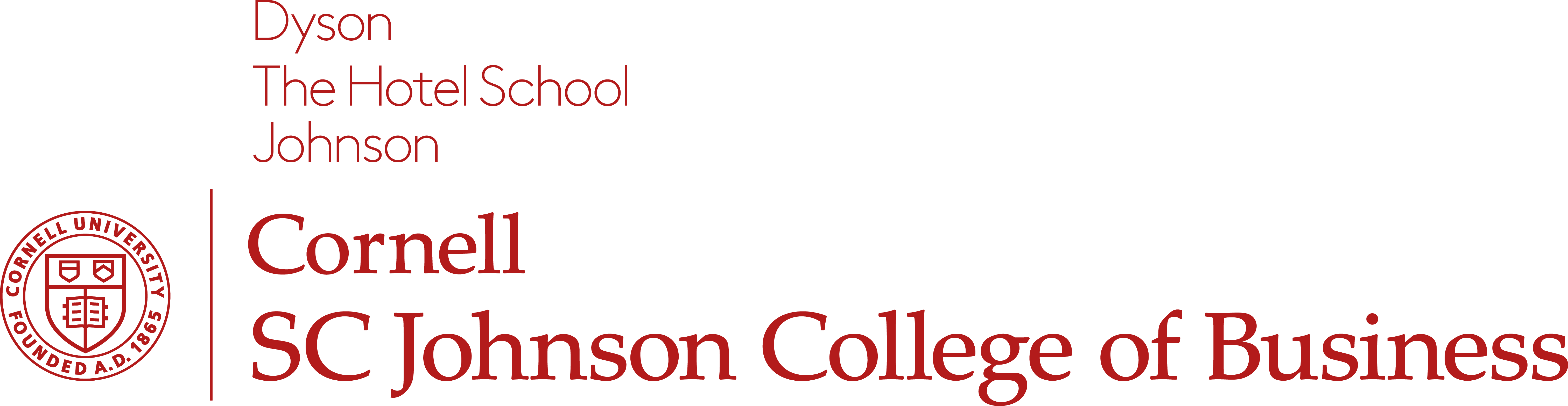 Cornell Sc Johnson College Of Business (6049x1568), Png Download