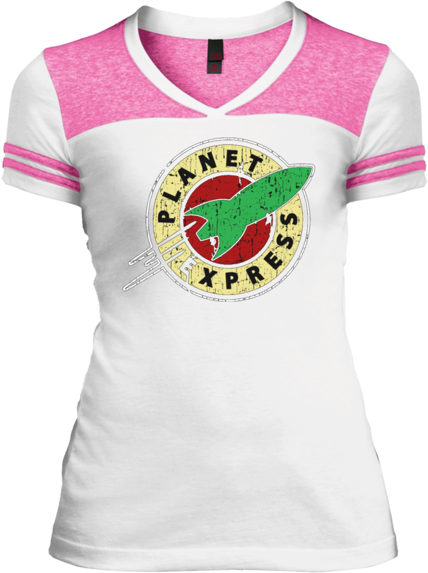 Futurama Varsity V Neck T Shirt (1155x1155), Png Download