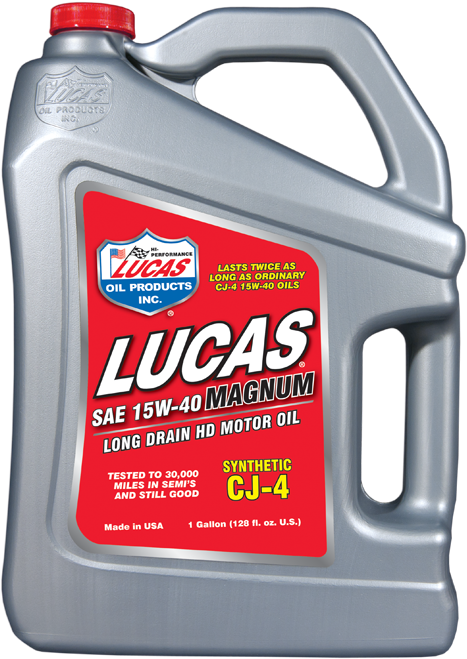 Lucas Oil 10297 Sae 15w 40 Cj 4 Petroleum Motor Oil (516x700), Png Download