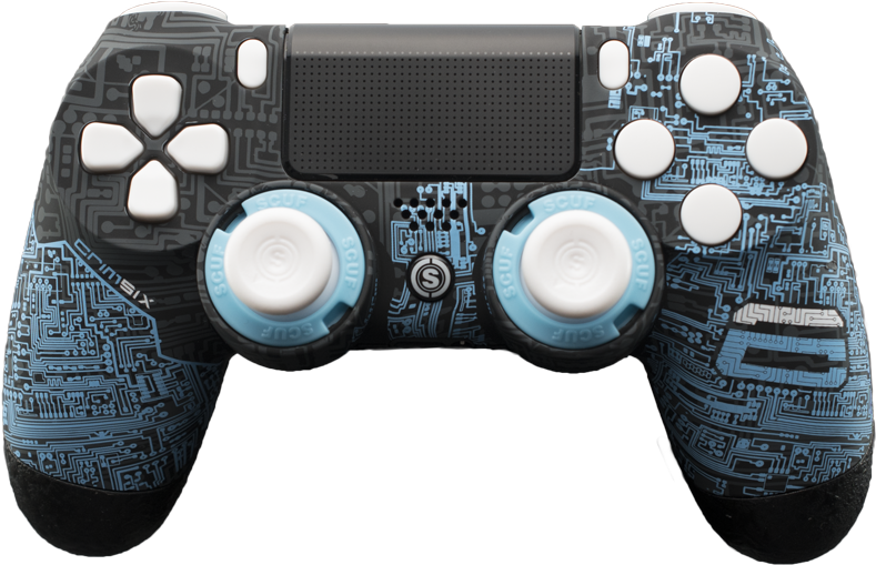Crimsix Custom Playstation 4 Controller (812x546), Png Download