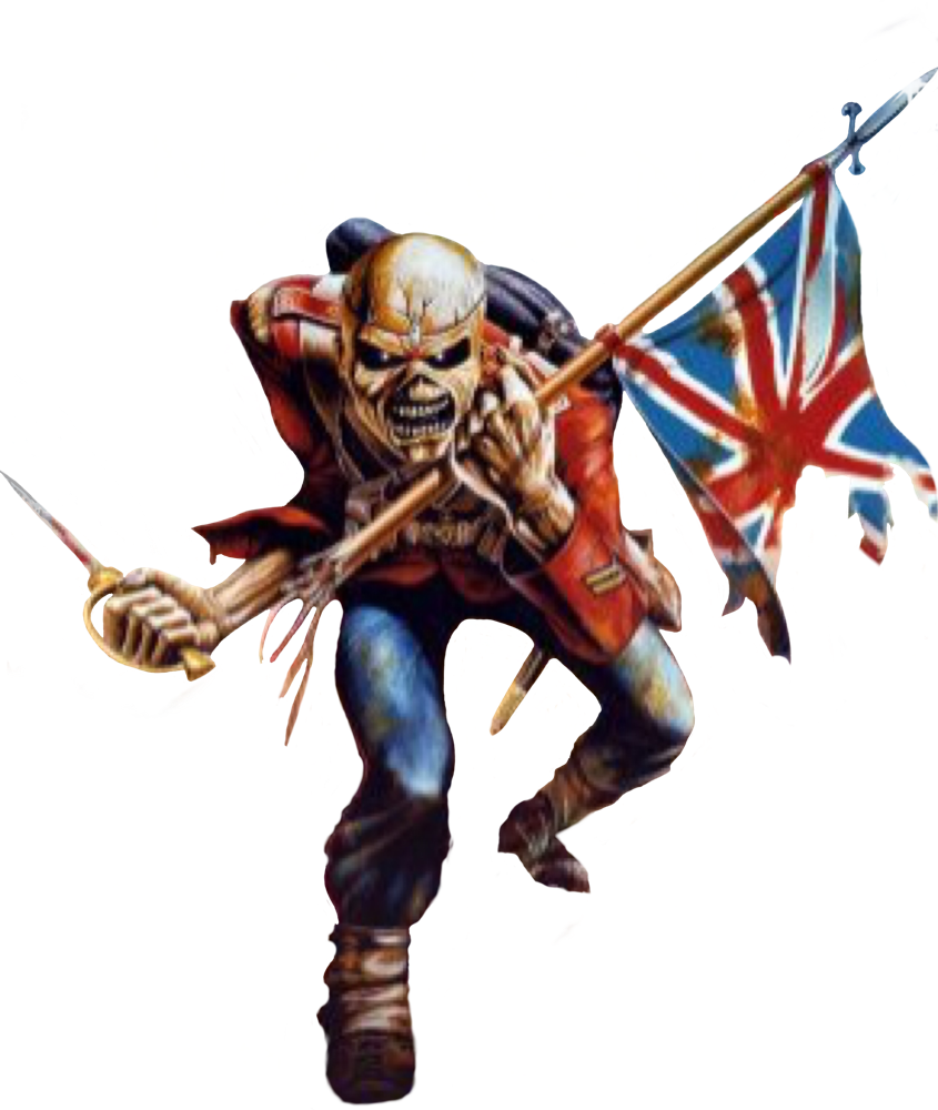 Ironmaiden Trooper Thetrooper Eddiethehead Zombie Light (845x1000), Png Download