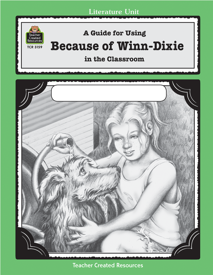 Tcr3159 A Guide For Using Because Of Winn-dixie In (900x900), Png Download