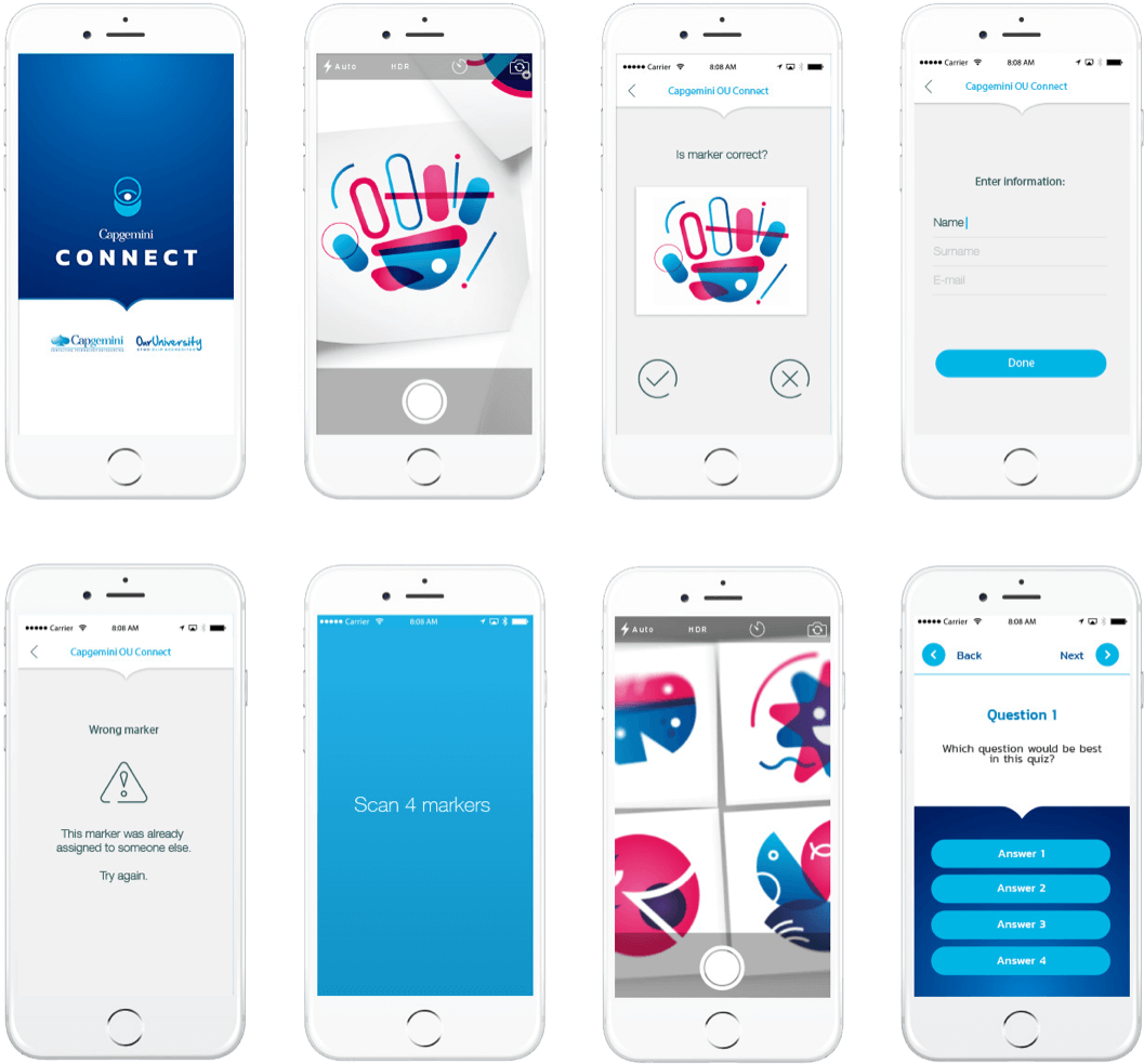 Capgemini Mobile App (1057x983), Png Download