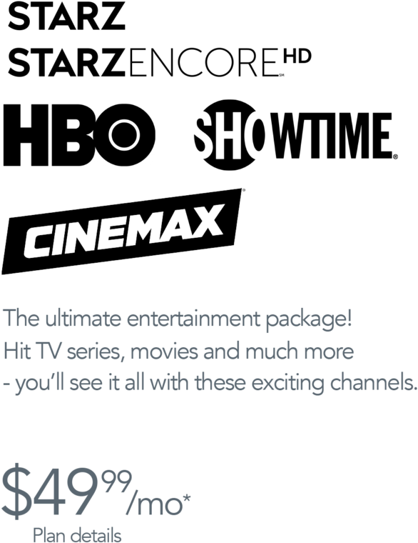 Starz/ Starz Encore/ Showtime/ Hbo/ Cinemax/ Music (767x894), Png Download