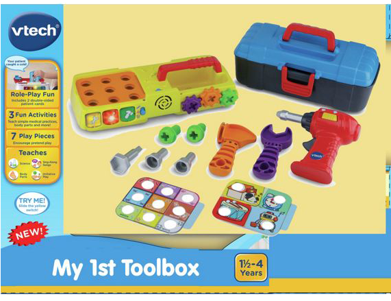 Vtech My 1st Toolbox (1067x800), Png Download