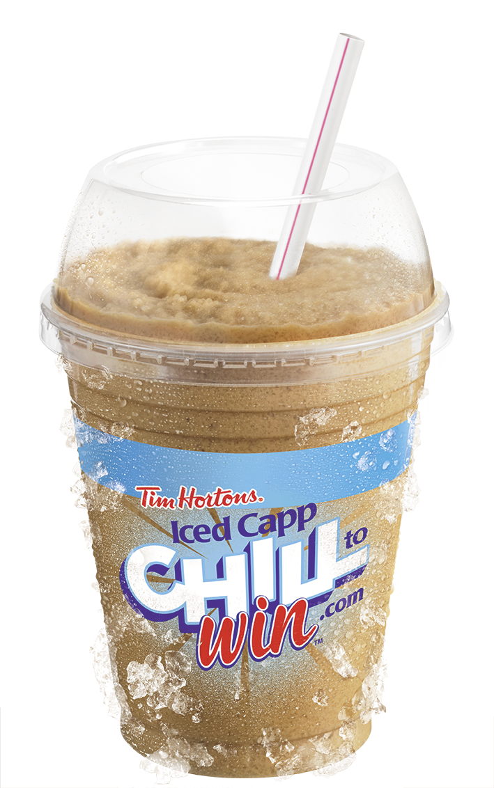 Tim Hortons Iced Capp Chilltowin (709x1132), Png Download