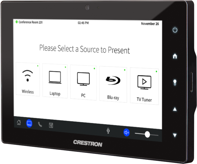 Crestron Handheld Remotes Are Not Only Beautiful, They (727x581), Png Download