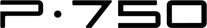 P750 Logo Black Onlight-01 (1000x625), Png Download