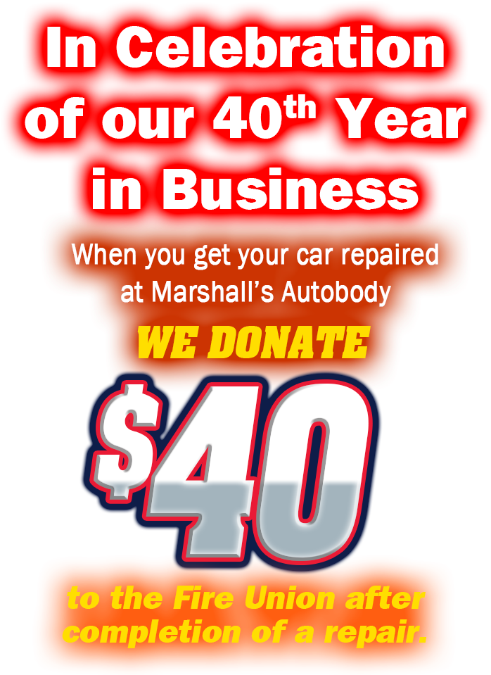 Marshall's Autobody Donates To Our Local Firefighters (713x971), Png Download