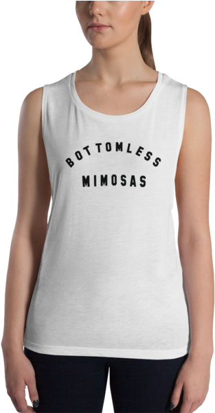 Ladies' Muscle Tank (600x600), Png Download