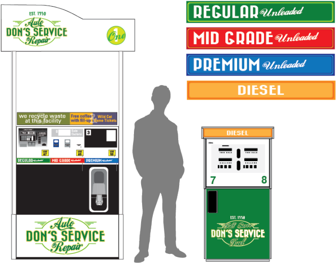 Gas Station Png (700x541), Png Download