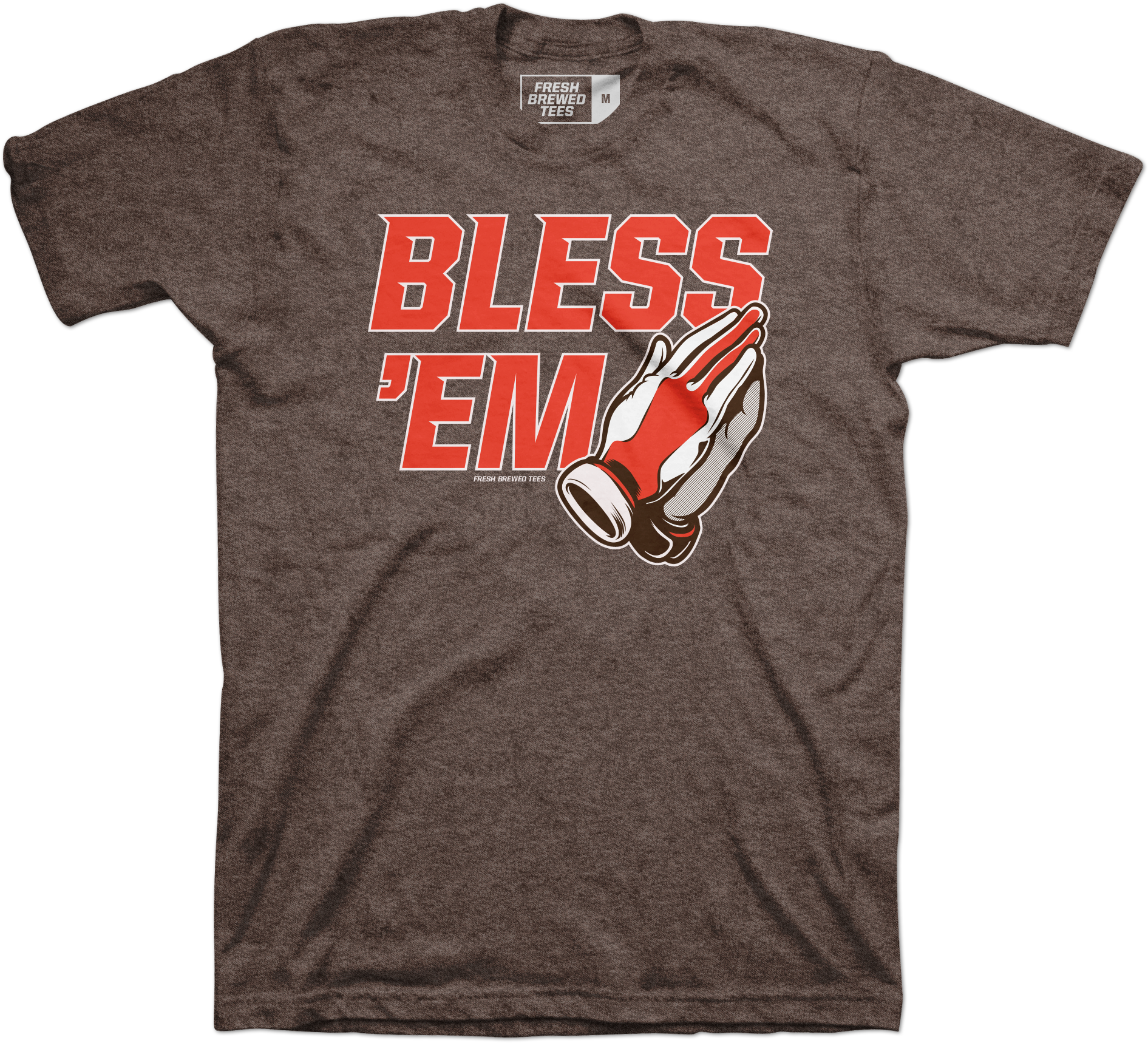 Bless 'em Cleveland T-shirt Cleveland Browns, Ems, (1920x1780), Png Download