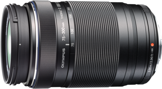 Zuiko Ed 75 300mm F4 (650x650), Png Download