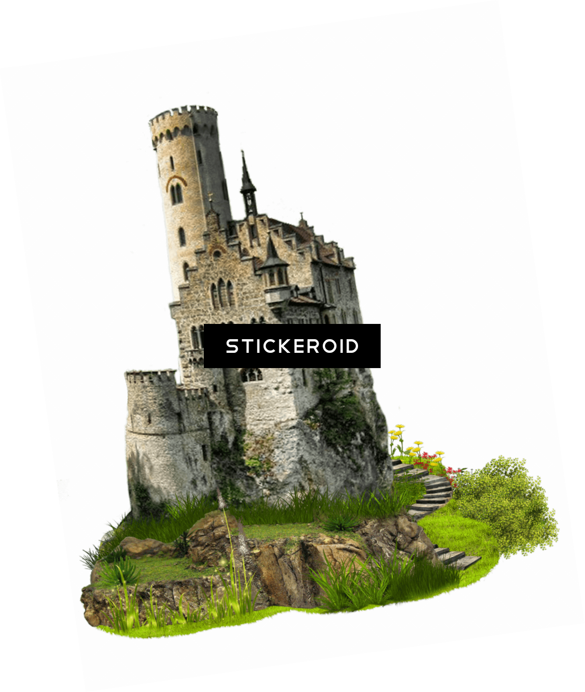 Medieval Castle (1191x1410), Png Download