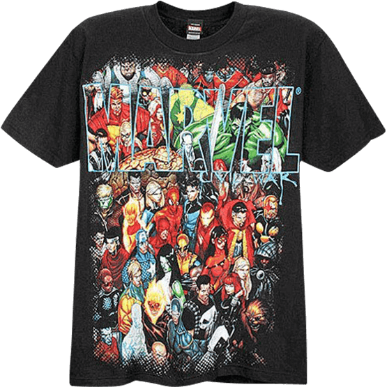 Marvel Civil War T-shirt (555x555), Png Download