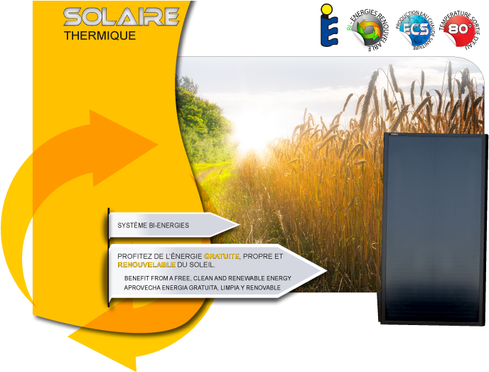 Panneau Solaire Thermique (690x529), Png Download