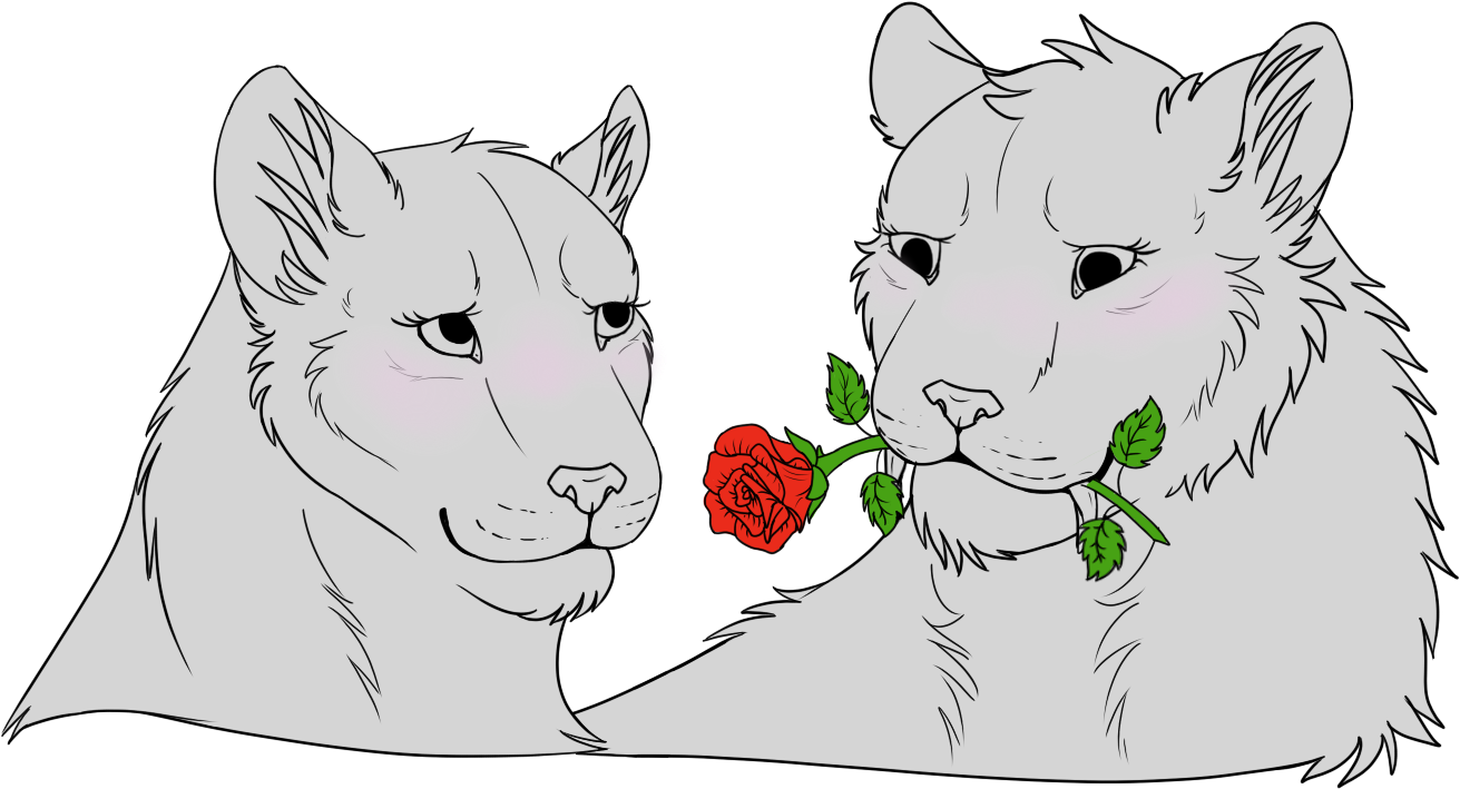 Lioness And Primal Lioness ^ Zrsoh08 (1600x900), Png Download