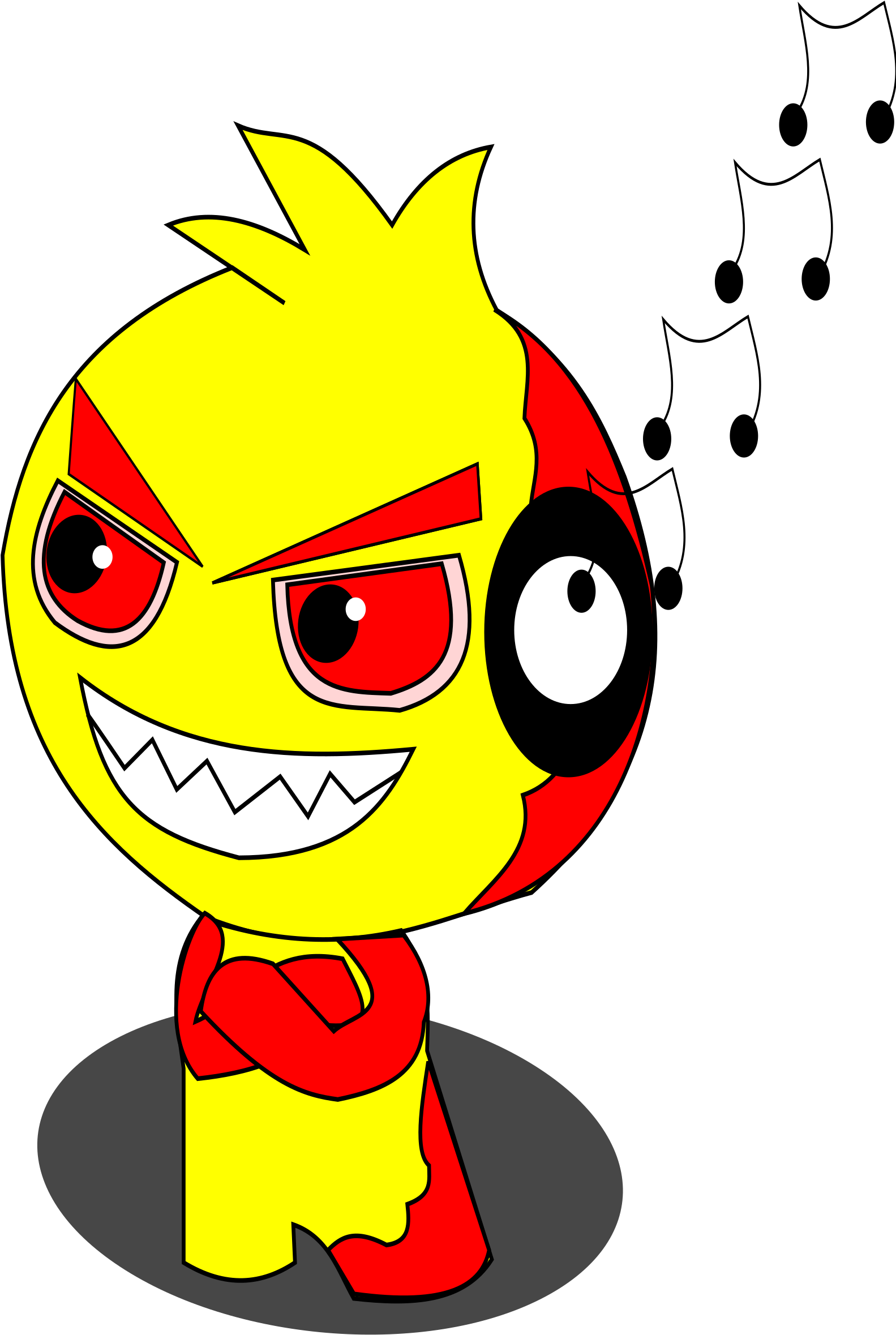 This Free Icons Png Design Of Fire Boy (1618x2400), Png Download