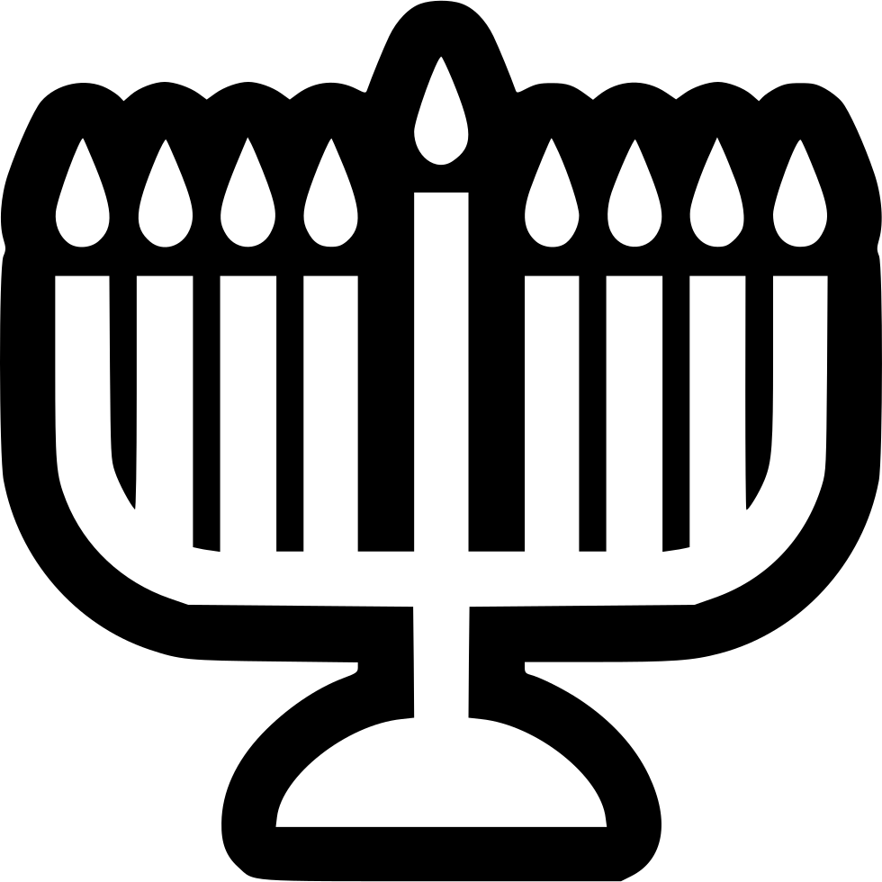 Menorah Comments - Scalable Vector Graphics (980x980), Png Download