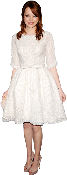 Png's Da Emma Stone - Lush Lace Kimono (225x580), Png Download