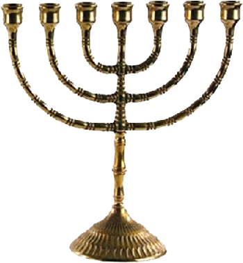 Candelabro De 7 Puntas (349x396), Png Download