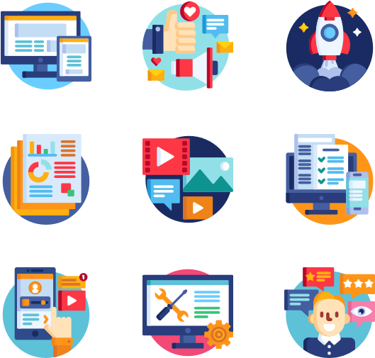 Marketing And Seo - Website (600x564), Png Download