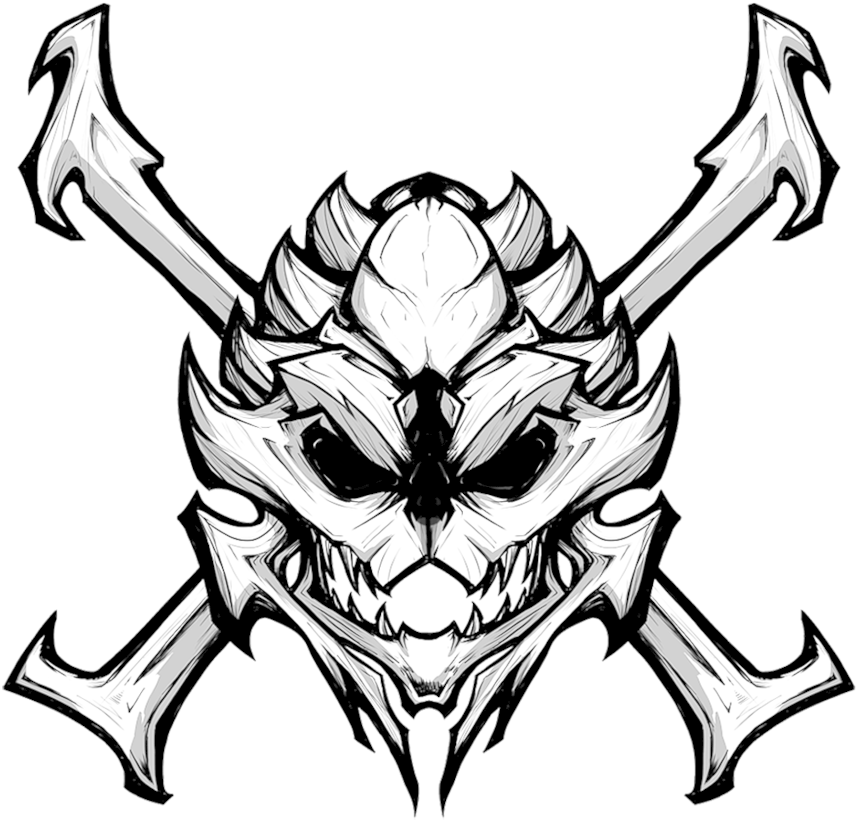 Skull And Crossbones Png Transparent Background - Mass Effect Turian Skull (957x834), Png Download