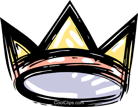 King's Crown Royalty Free Vector Clip Art Illustration - King Crown Logo (480x374), Png Download