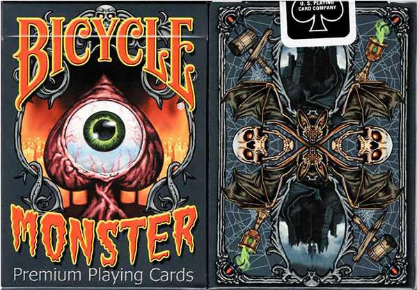 Bicycle Monster Playing Cards (740x416), Png Download