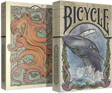 Home > Latest Playing Cards > Bicycle Sea Creatures - Bicycle Sea Creatures Deck (450x337), Png Download