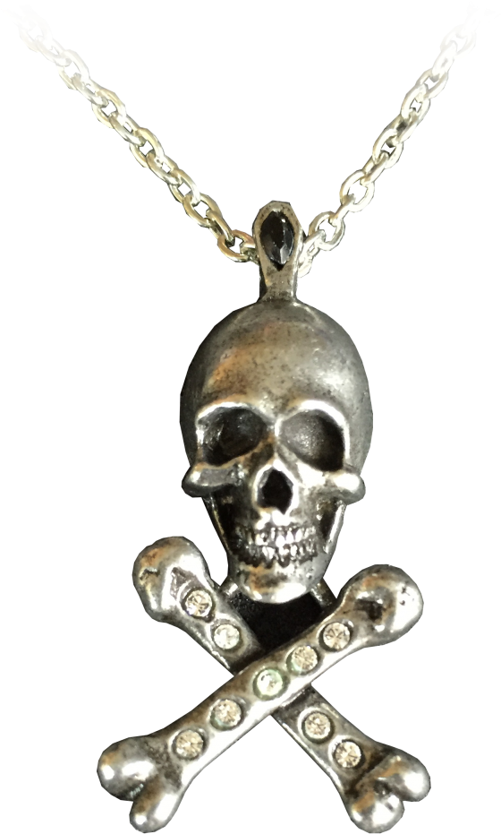 Skull & Bones - Skull Necklace Transparent (1024x978), Png Download