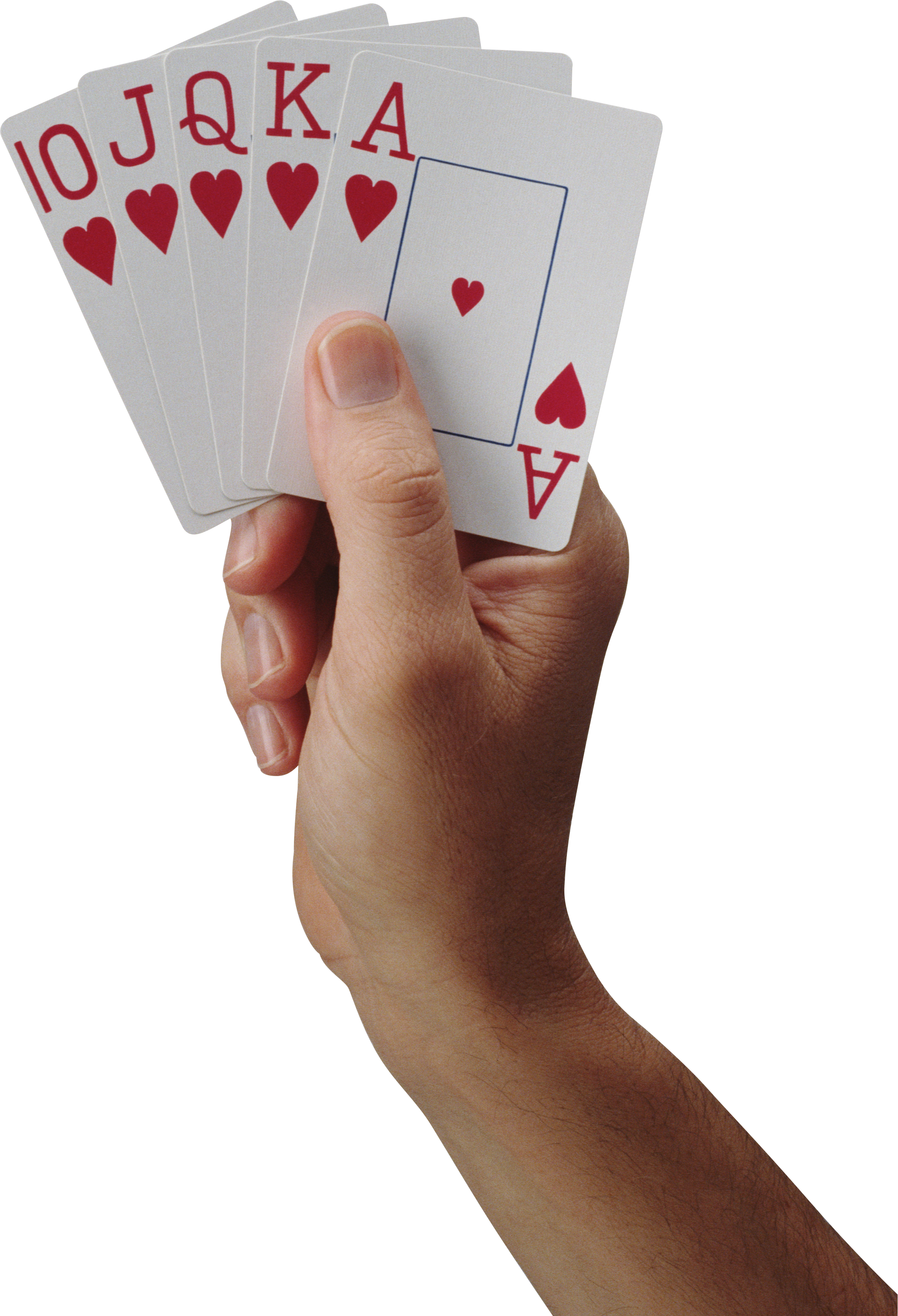 Playing Card On Hand Png Image - Ace Any Test [book] (2175x3188), Png Download