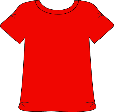 T Shirt Clipart - Red T Shirt Clipart Png (401x394), Png Download
