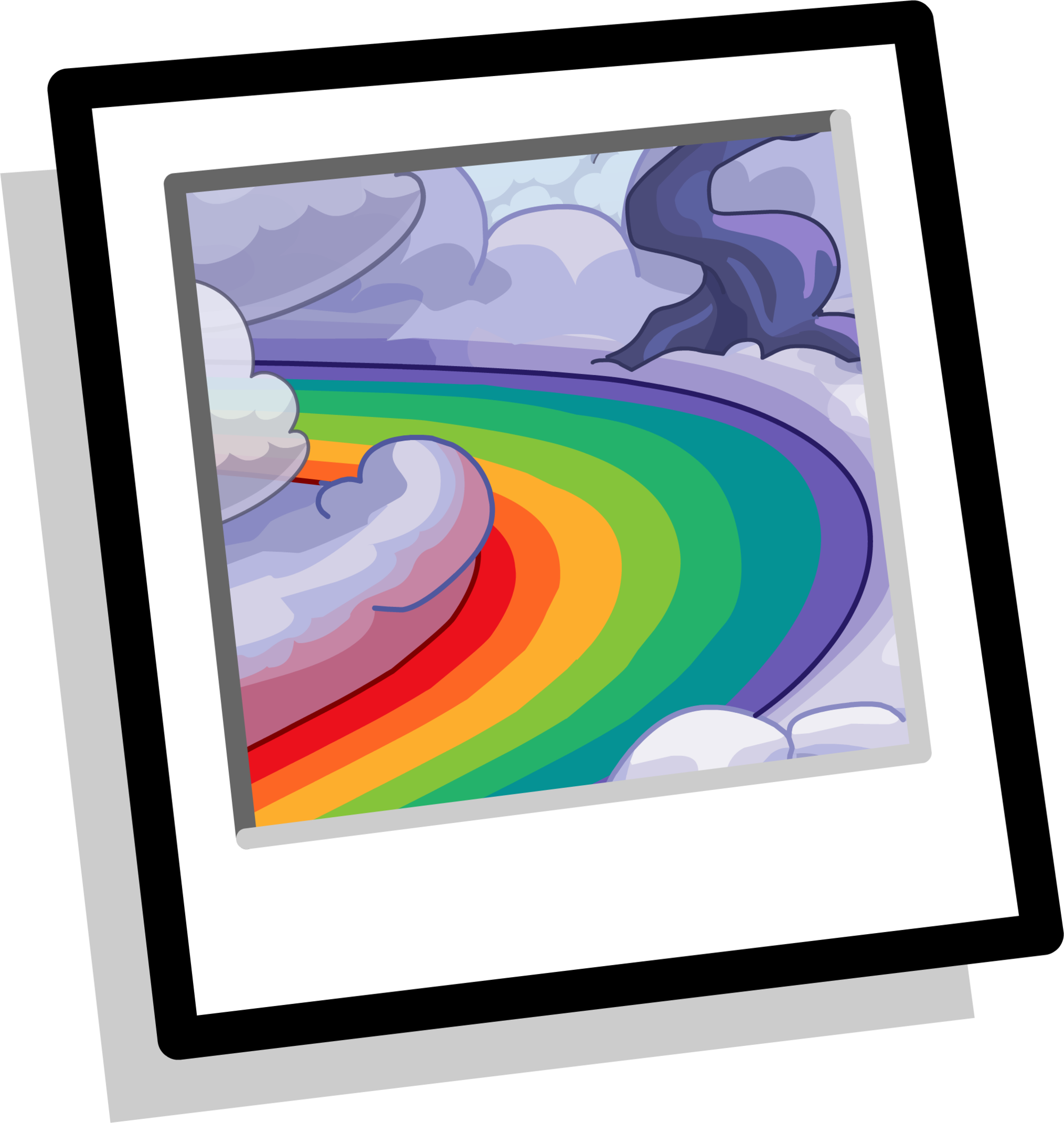 Cloud Forest Background Icon (454x479), Png Download