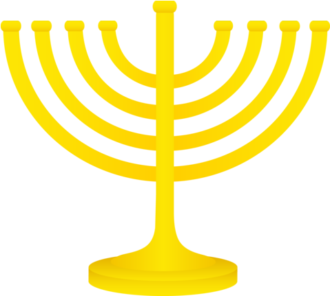 Empty Menorah - Ipad Air Retina 5th Generation Hanukkah Black Cover (478x550), Png Download